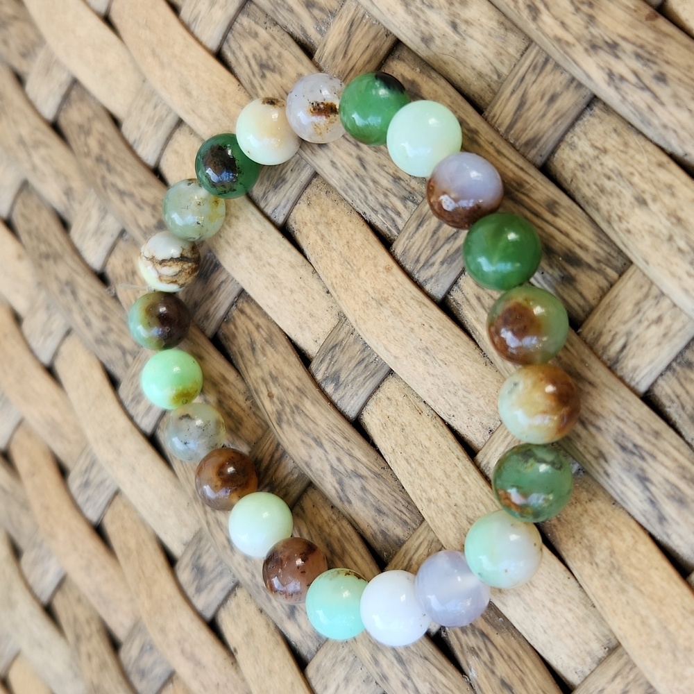 Handmade Authentic Australian Chrysoprase 8mm Bracelet